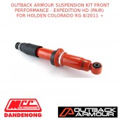 OUTBACK ARMOUR SUSPENSION KIT FRONT EXPD HD (PAIR) FITS HOLDEN COLORADO RG 8/11+